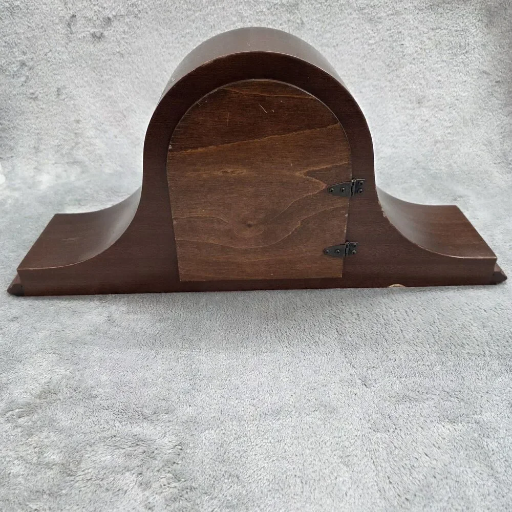 VRG Seth Thomas Mantel Clock WOODBURY 1302A Mahogany UNTESTED